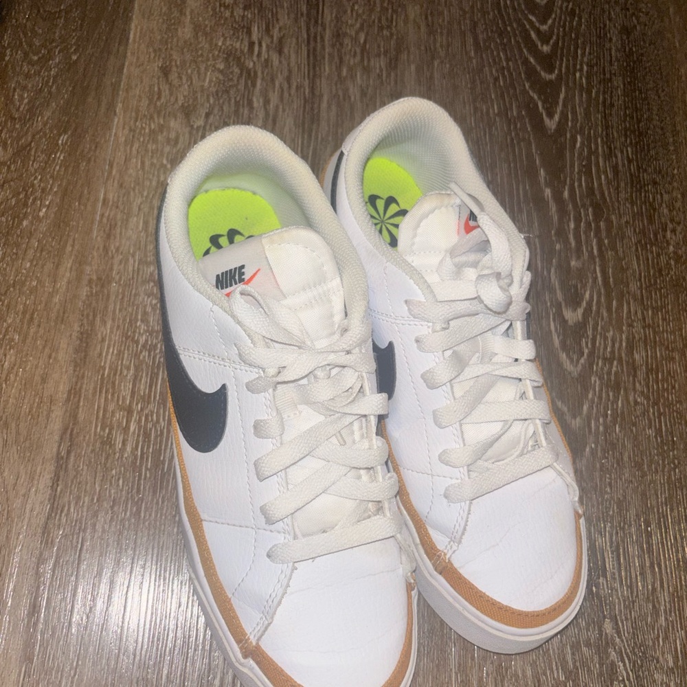 Nike Women’s White and Brown Sneakers
